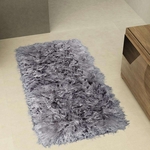 Tapete de Sala Shaggy Tufting Joy 50x100 cm Quartzo