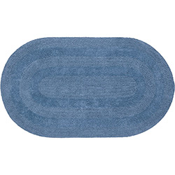 Tapete Double Azul (45x60cm) Oval - Aroeira