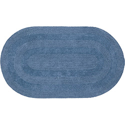 Tapete Double Azul (50x80cm) Oval - Aroeira