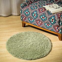 Tapete Dune Green 65cm Circular - Casa & Conforto