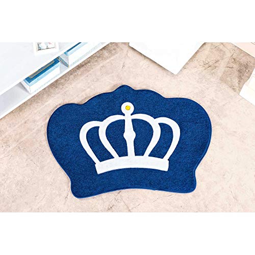 Tapete Formato Coroa Azul Royal