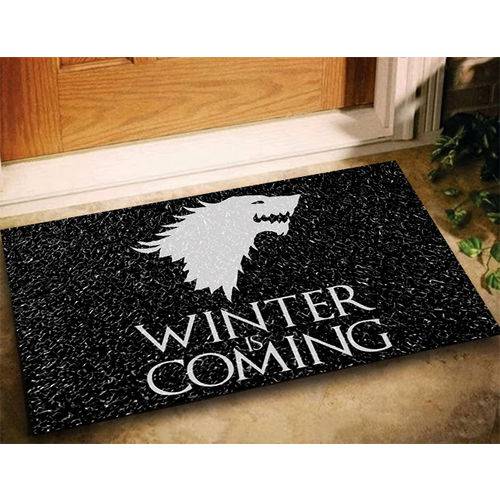 Tapete Geek Game Of Thrones Winteris Coming 60x40 - Preto