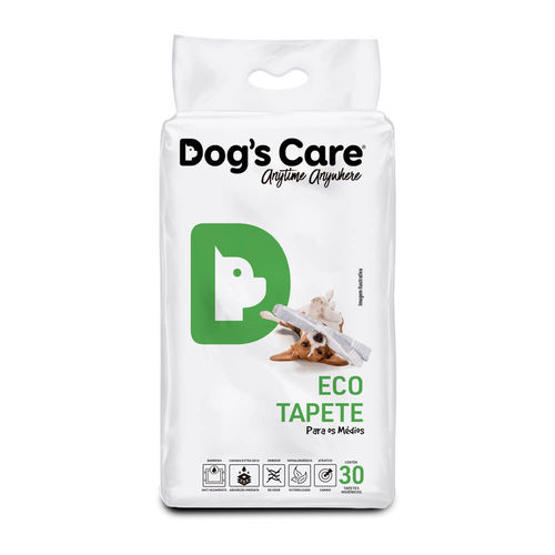 Tapete Higiênico Descartável Cães Eco Médio Porte Dogs Care