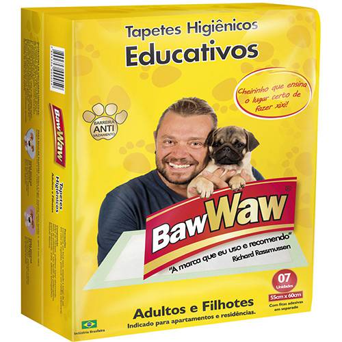 Tapete Higiênico para Cães 7 Unidades - Baw Waw