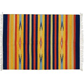Tapete Indiano Kilim Shanti Dupla Face Santista - 1,40m X 2,00m - Diversos