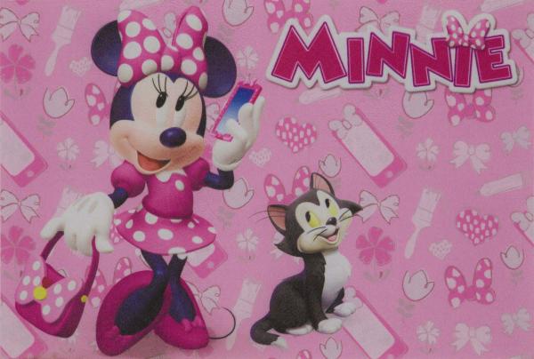 Tapete Infantil Disney 40x60 Cm Jolitex - Minnie Fashion