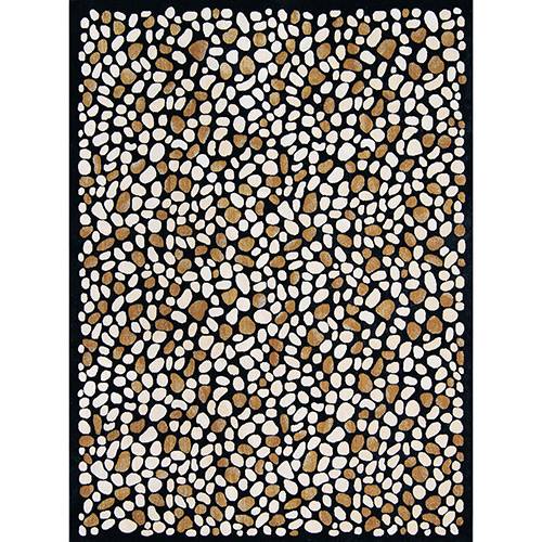 Tudo sobre 'Tapete Marbella Moderno Pedras Veludo 98x150cm - Rayza'