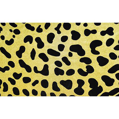 Tudo sobre 'Tapete Marbella Safari Leopardo Veludo 48x90cm - Rayza'