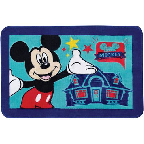 Tapete Oriental Disney 80x120 Mickey Home - Jolitex