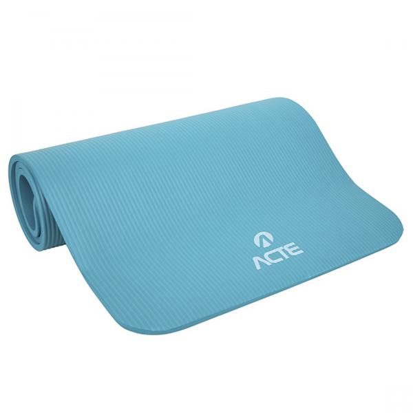 Tapete para Exercícios Comfort Borracha NBR Azul 180x60cm T54 - Acte - Acte