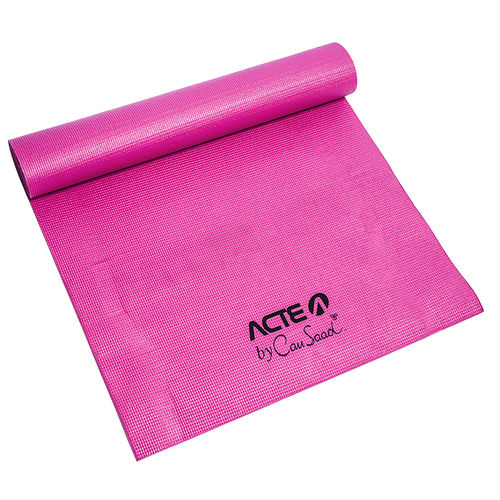 Tapete para Exercícios Yoga Mat By Cau Saad Pvc 170cm Rosa – Acte Cau5