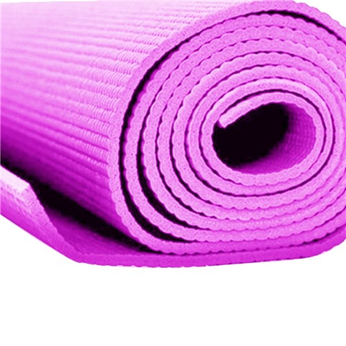 Tapete para Exercícios Yoga Pilates PVC 60cm Rosa ACTE T10