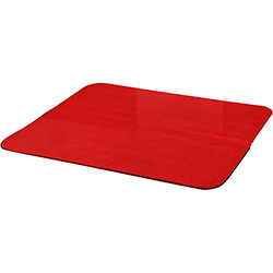 Tamanhos, Medidas e Dimensões do produto Tapete Pelúcia Liso Vermelho (200x140cm) - Casaborda Enxovais