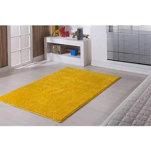 Tapete 100x150 Classic Oasis Tapetes Amarelo