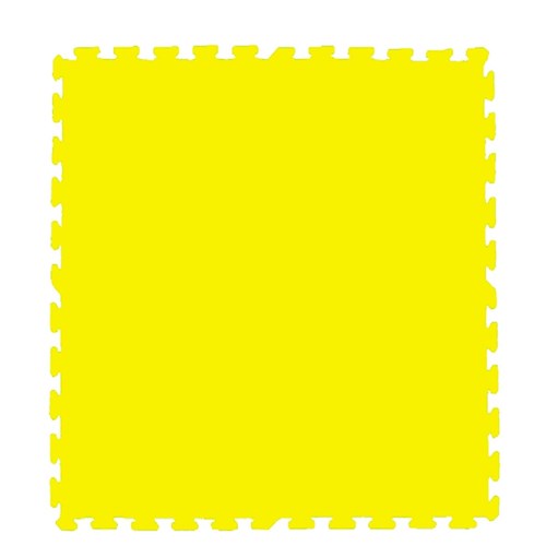 Tapete Tatame Eva 10Mm Amarelo (100X100cm) - Evamax