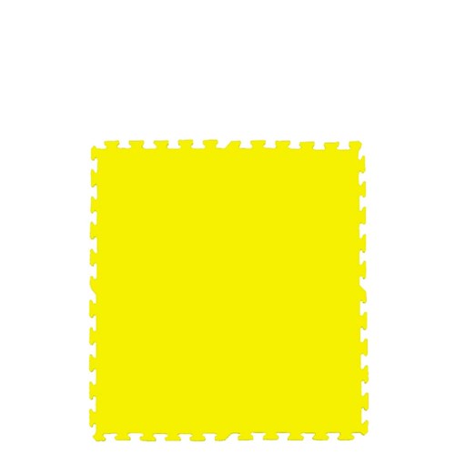 Tapete Tatame Eva 10Mm Amarelo (50X50cm) - Evamax