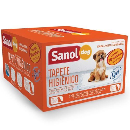 Tudo sobre 'Tapetes Higiênicos para Cachorro Sanol Dog com 50 Un.'