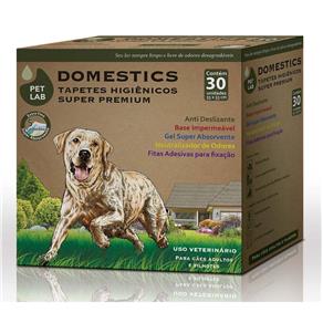 Tapetes Higiênicos para Cães PetLab Domestics - 30 Unidades