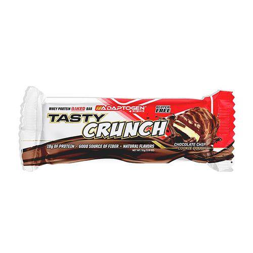 Tudo sobre 'Tasty Crunch Protein Bar (51g) - Adaptogen Science - Chocolate Chip'