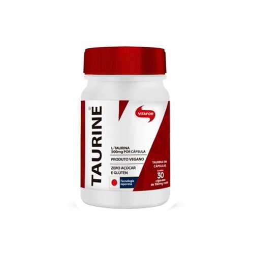 Taurina 30 Capsulas Vitafor - 550 Mg