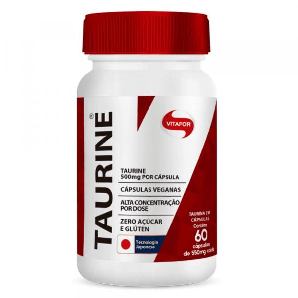 Taurine 500mg 60 Cápsulas - Vitafor