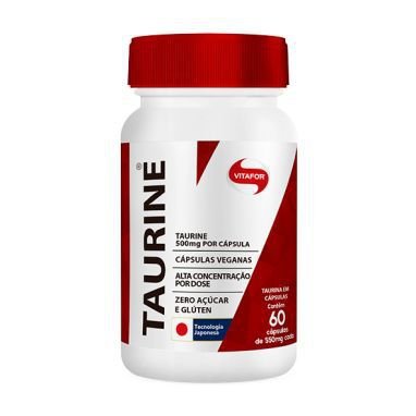 Taurine 60 Cápsulas Vitafor