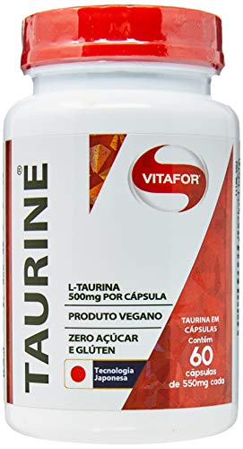 Taurine - 60 Cápsulas, Vitafor