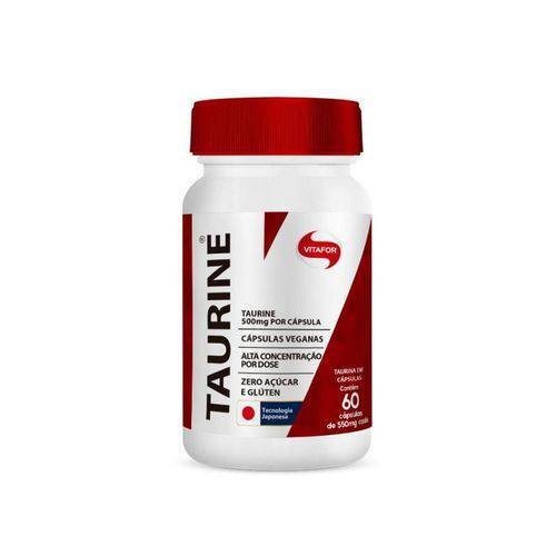 Taurine (60 Cápsulas) - Vitafor