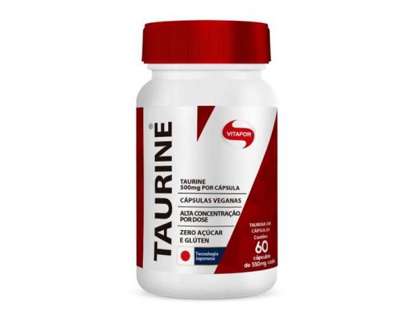 Taurine Vitafor 60 Cápsulas de 550mg