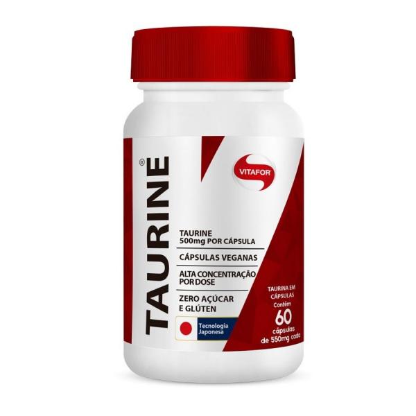 Taurine Vitafor 60 Cápsulas de 550mg