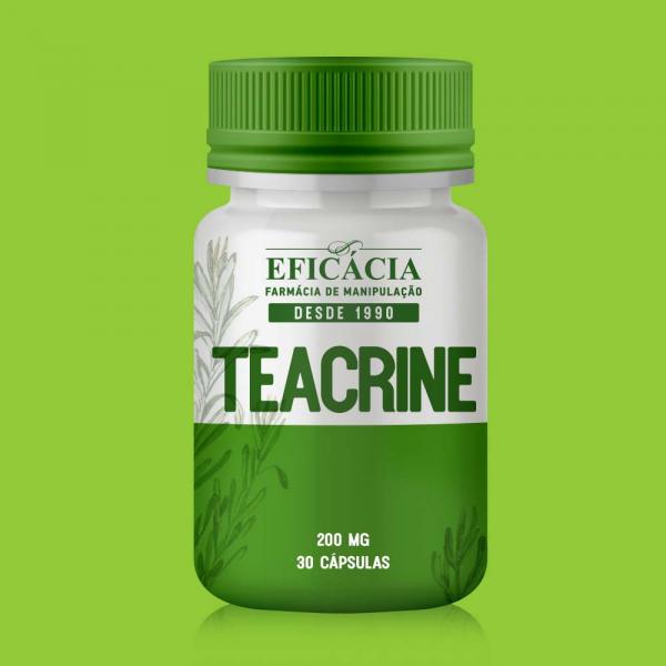 Teacrine 200 Mg - 30 Cápsulas - Farmácia Eficácia