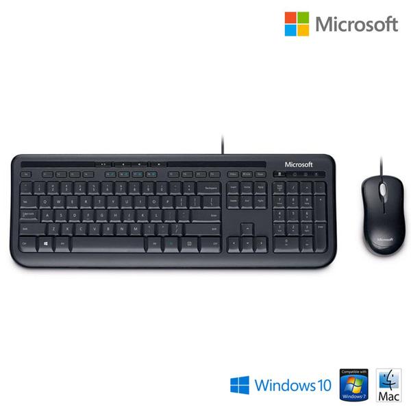 Teclado e Mouse com Fio USB APB-00005 Microsoft