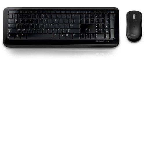 Teclado e Mouse Microsoft Wireless Desktop 800 Preto / 2lf-00023