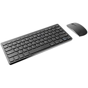 Teclado e Mouse Sem Fio 2.4Ghz Mini Slim Usb