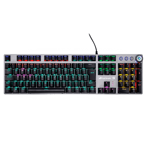 Teclado Gamer Mecânico USB Fortrek G Pro K7 RGB Switch KRGD Blue 67703