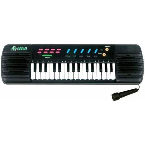 Teclado Infantil Piano Brinquedo Musical com Karaoke e Microfone para Crianças - King