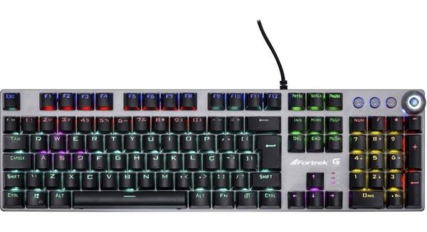 Teclado Mecanico Gamer Pro K7 Rainbow Fortrek