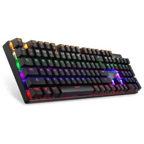 Teclado Mecânico Motospeed Rgb Inflictor Ck104 Switch Azul