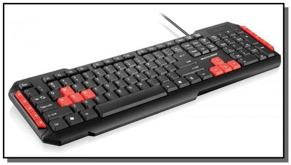 Teclado Multimidia Gamer Red Keys Usb - Multilaser