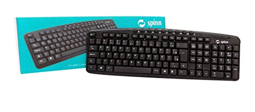 Teclado Multimídia Usb Spinn Preto TM200