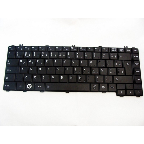 Teclado Notebook Toshiba Satellite L635-S3104 L635-Sp3160 L740 L740d Padrão Br Ç Preto