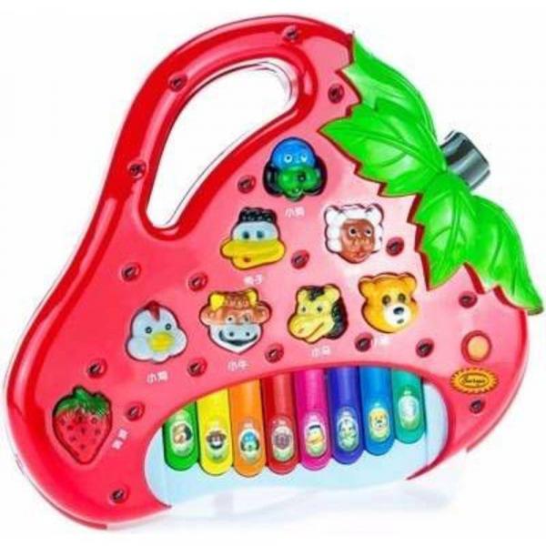 Tudo sobre 'Brinquedo Piano Teclado Infantil Bichos Musical Moranguinho - King Toys'