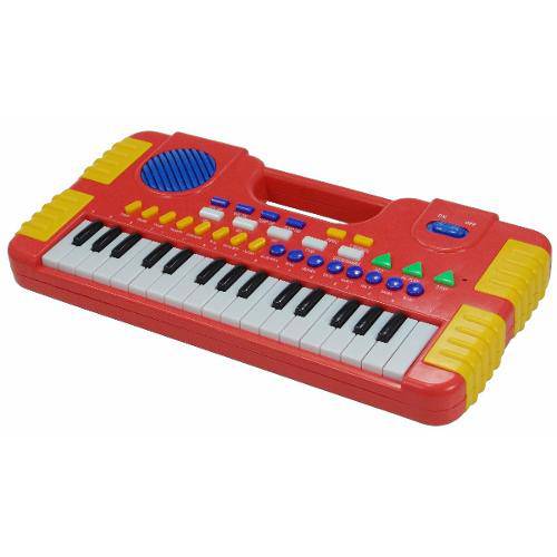 Tudo sobre 'Teclado Piano Musical Infantil Sons Eletronico 32 Teclas 8 Instrumentos Rec e Reprodução'