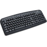 Teclado Pisc Multimídia 1817 Usb Preto