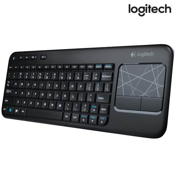 Teclado Sem Fio com Mouse Touch K400 - Logitech