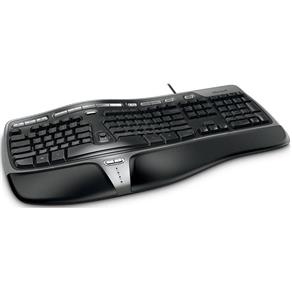 Teclado - USB - Microsoft Natural Ergonomic Keyboard 4000 - Preto - B2M-00012 (Layout Americano)