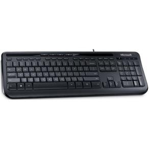 Teclado - Usb - Microsoft Wired Keyboard 600 - Preto - Anb-00005 / 1576 / 1578