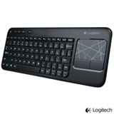 Teclado Wireless K400r com Touchpad Preto Logitech - 920004821