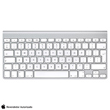 Teclado Wireless Keyboard Branco e Alumínio Apple