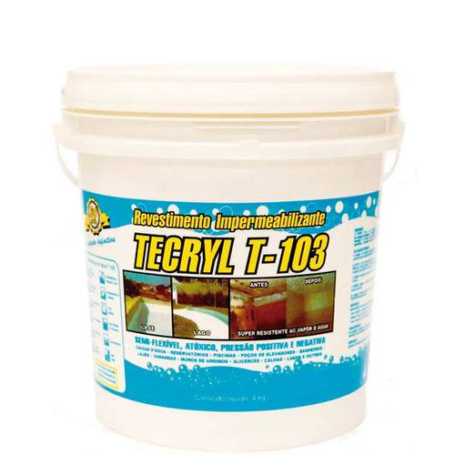 Tecryl T-103 Impermeabilizante - 4kg